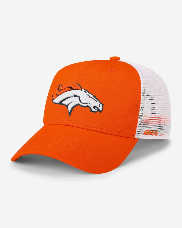 Denver Broncos Primary Logo Trucker RF Cap FOCO - FOCO.com