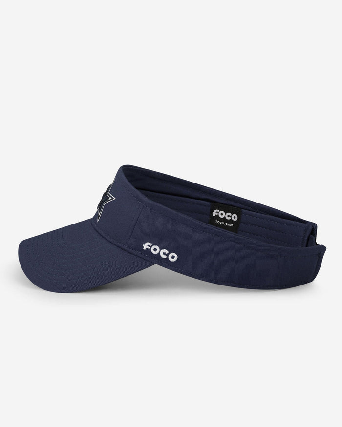 Dallas Cowboys Primary Logo Visor FOCO - FOCO.com