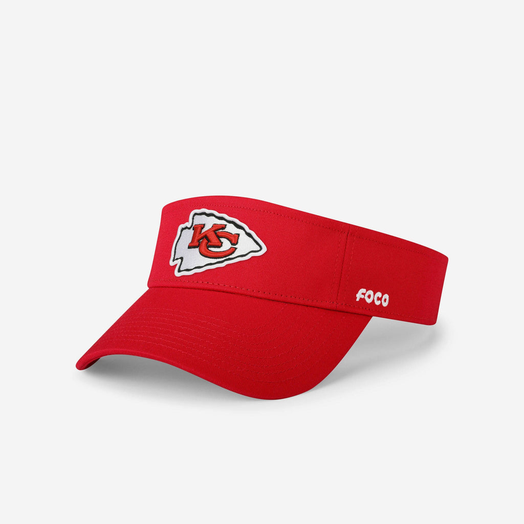 Kansas City Chiefs Primary Logo Visor FOCO - FOCO.com