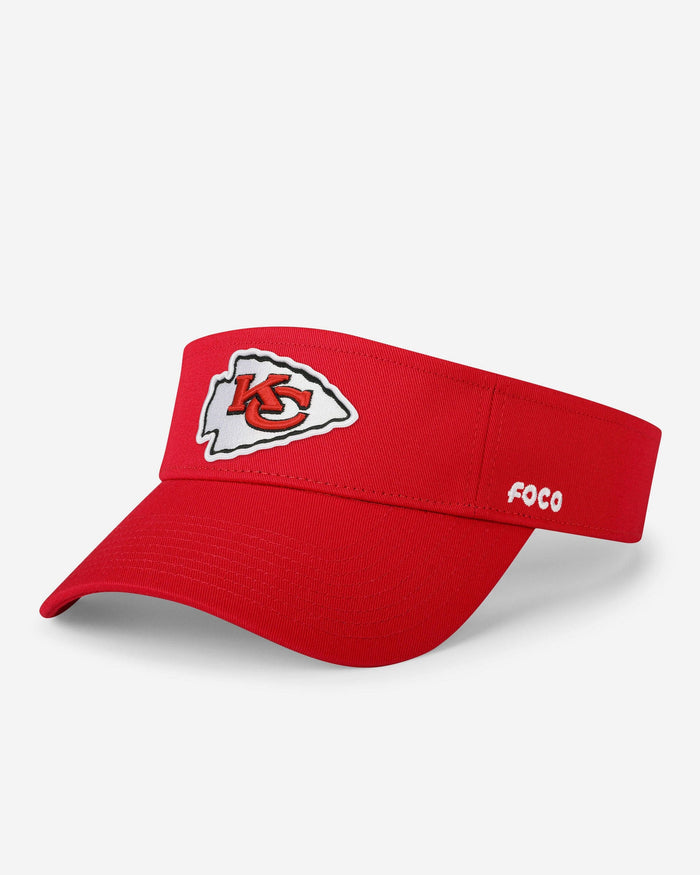 Kansas City Chiefs Primary Logo Visor FOCO - FOCO.com