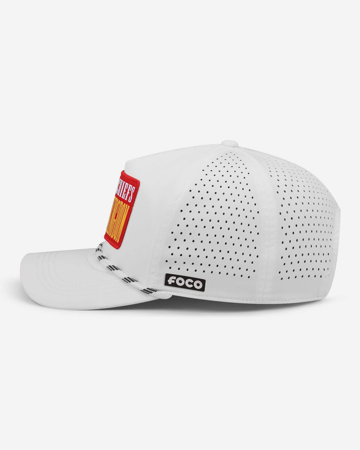 Kansas City Chiefs Slogan Patch Poly Pro Marquee RF Cap FOCO - FOCO.com