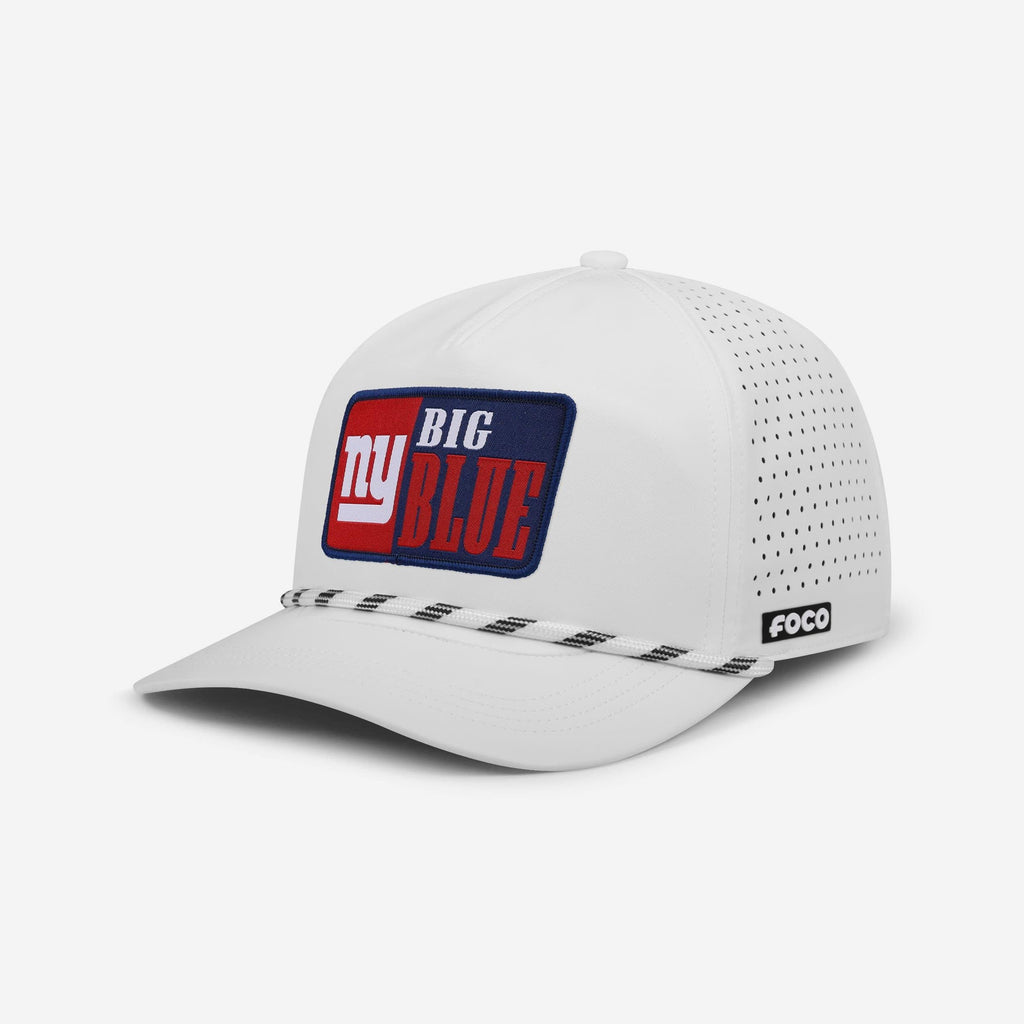 New York Giants Slogan Patch Poly Pro Marquee RF Cap FOCO - FOCO.com