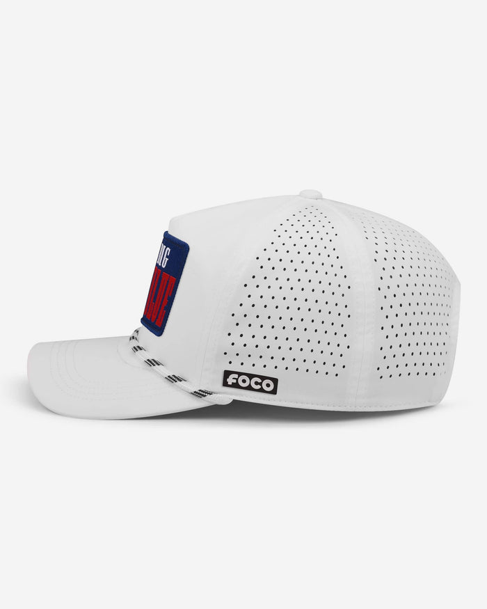 New York Giants Slogan Patch Poly Pro Marquee RF Cap FOCO - FOCO.com