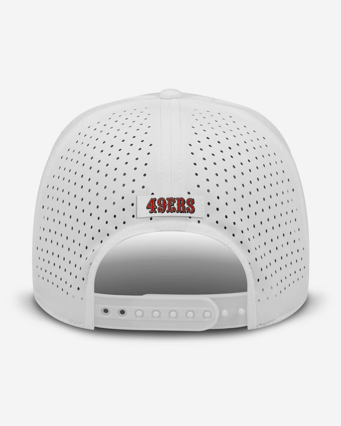 San Francisco 49ers Slogan Patch Poly Pro Marquee RF Cap FOCO - FOCO.com