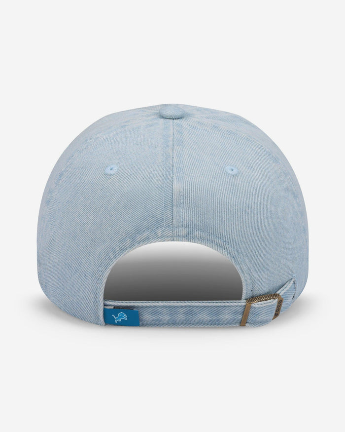 Detroit Lions Rhinestone Logo Denim Casual Cap FOCO - FOCO.com
