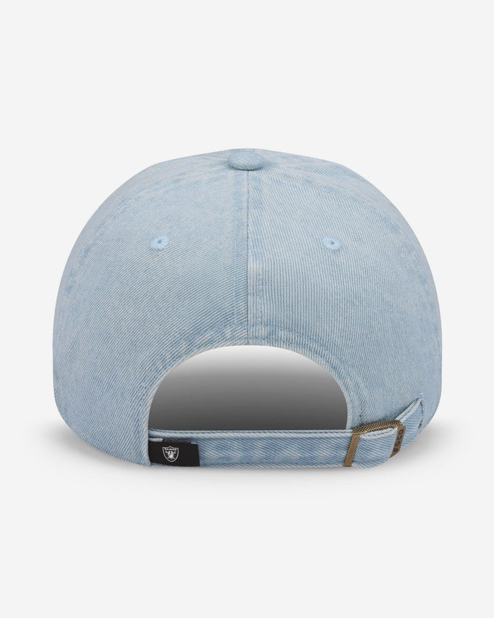 Las Vegas Raiders Rhinestone Logo Denim Casual Cap FOCO - FOCO.com