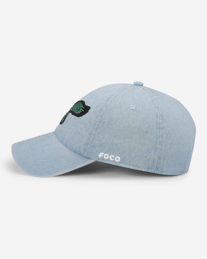 Philadelphia Eagles Kelly Green Rhinestone Logo Denim Casual Cap FOCO - FOCO.com