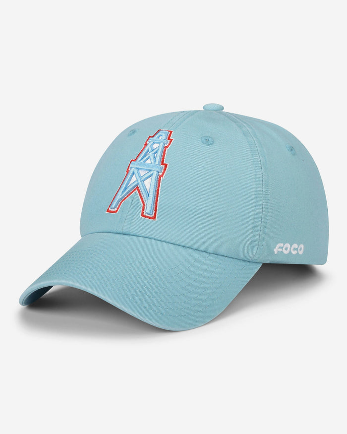 Houston Oilers Retro Logo Casual Cap FOCO - FOCO.com