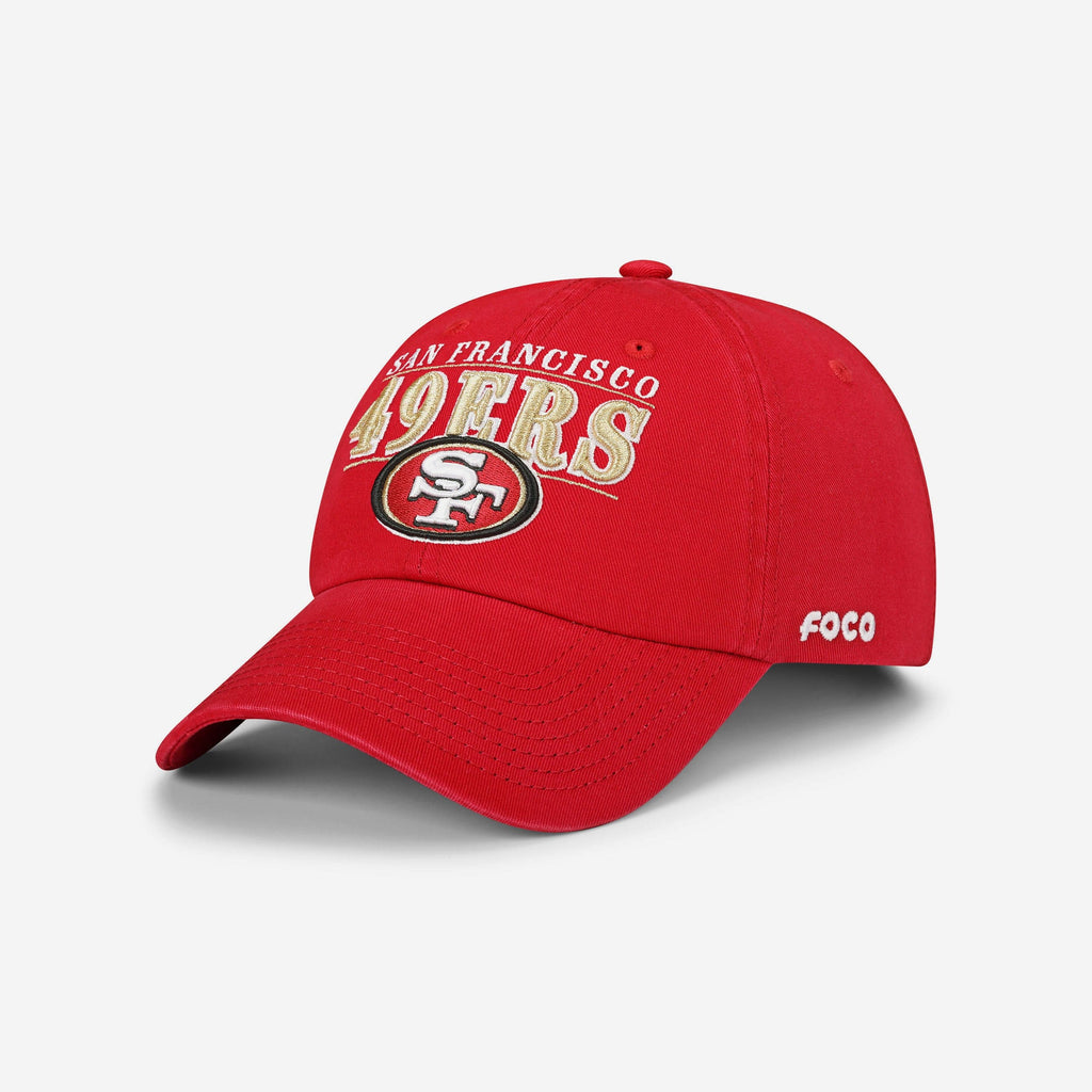 San Francisco 49ers Signature Bars Casual Cap FOCO - FOCO.com