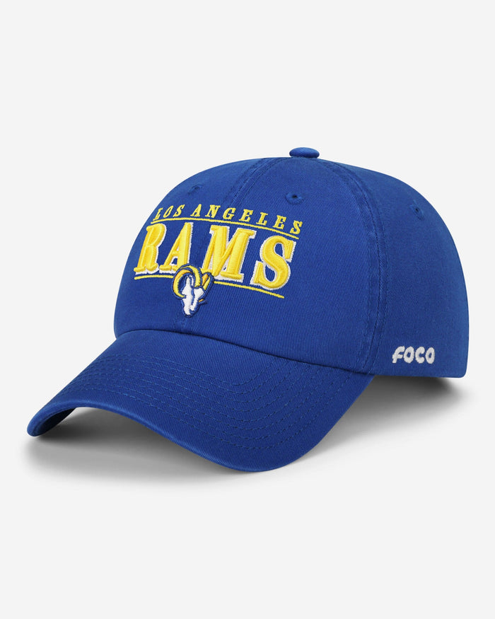 Los Angeles Rams Signature Bars Casual Cap FOCO - FOCO.com