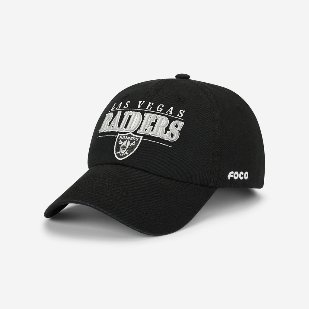 Las Vegas Raiders Signature Bars Casual Cap FOCO - FOCO.com