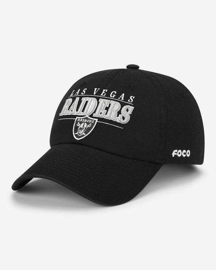 Las Vegas Raiders Signature Bars Casual Cap FOCO - FOCO.com