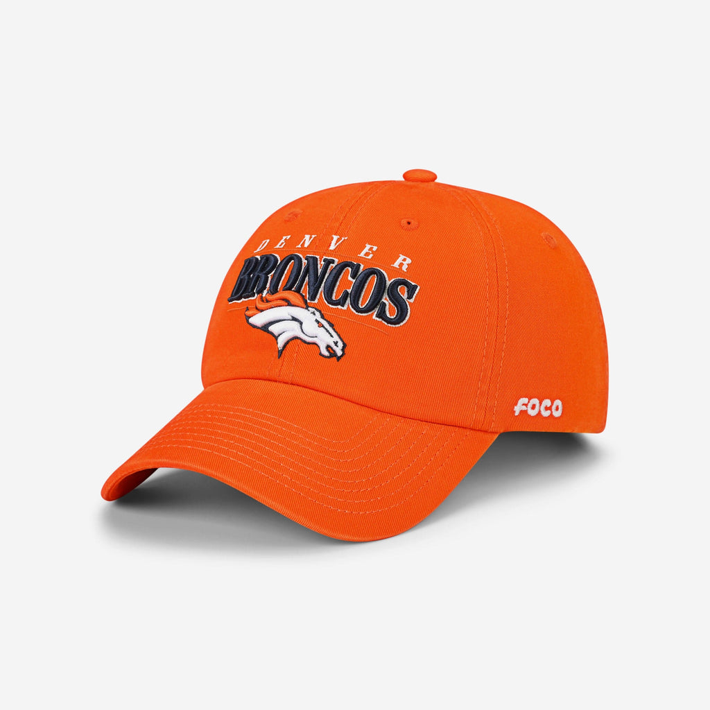 Denver Broncos Signature Bars Casual Cap FOCO - FOCO.com