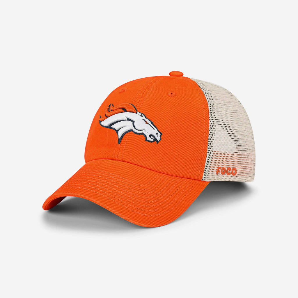 Denver Broncos Primary Logo Casual Trucker Cap FOCO - FOCO.com