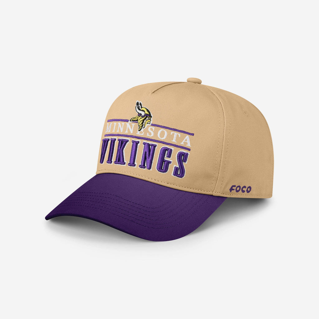 Minnesota Vikings Signature Bars Marquee RF Cap FOCO - FOCO.com