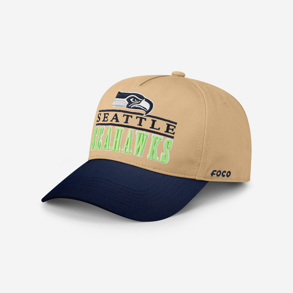 Seattle Seahawks Signature Bars Marquee RF Cap FOCO - FOCO.com