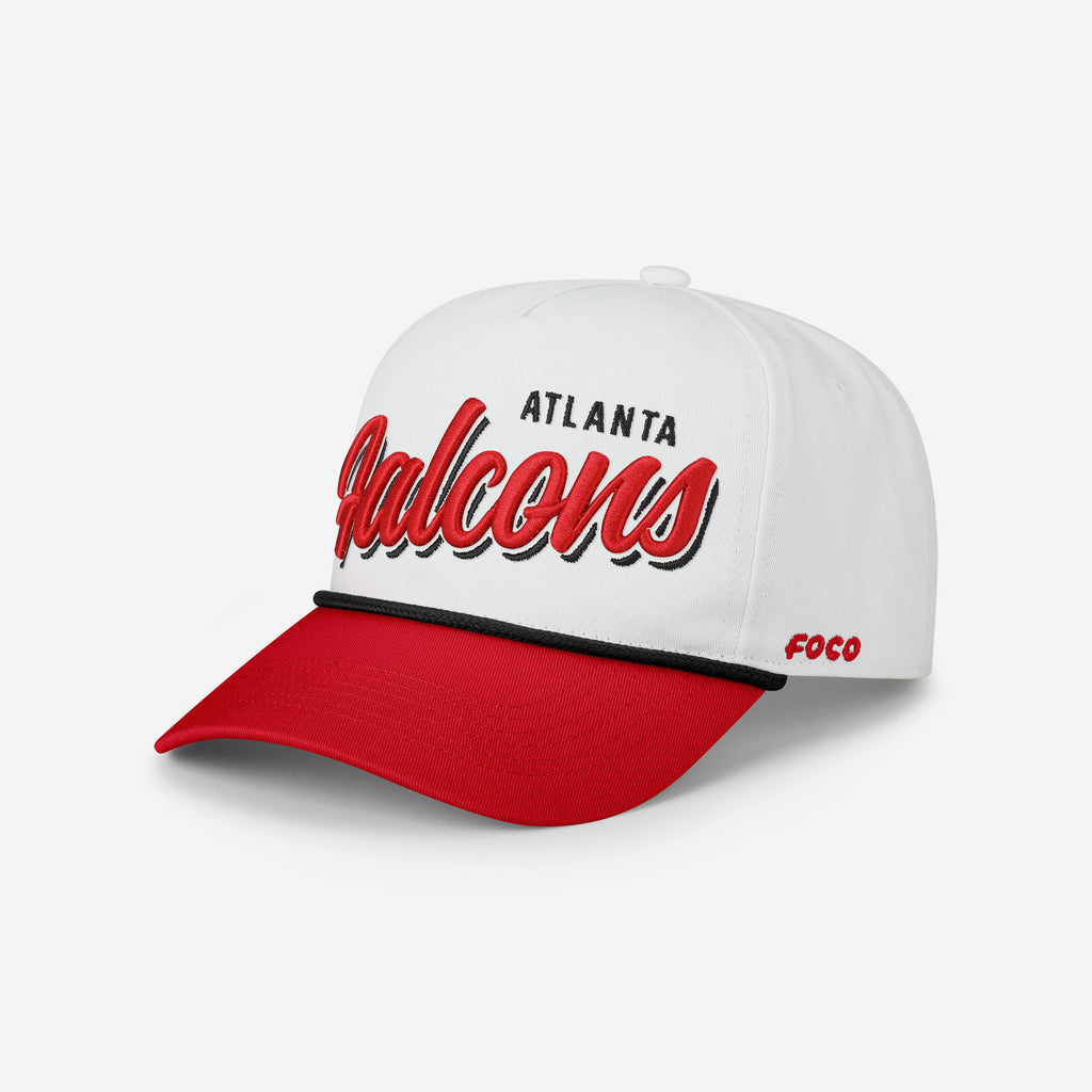 Atlanta Falcons Monty Script Marquee RF Cap FOCO - FOCO.com