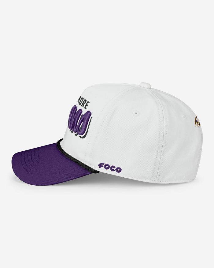 Baltimore Ravens Monty Script Marquee RF Cap FOCO - FOCO.com