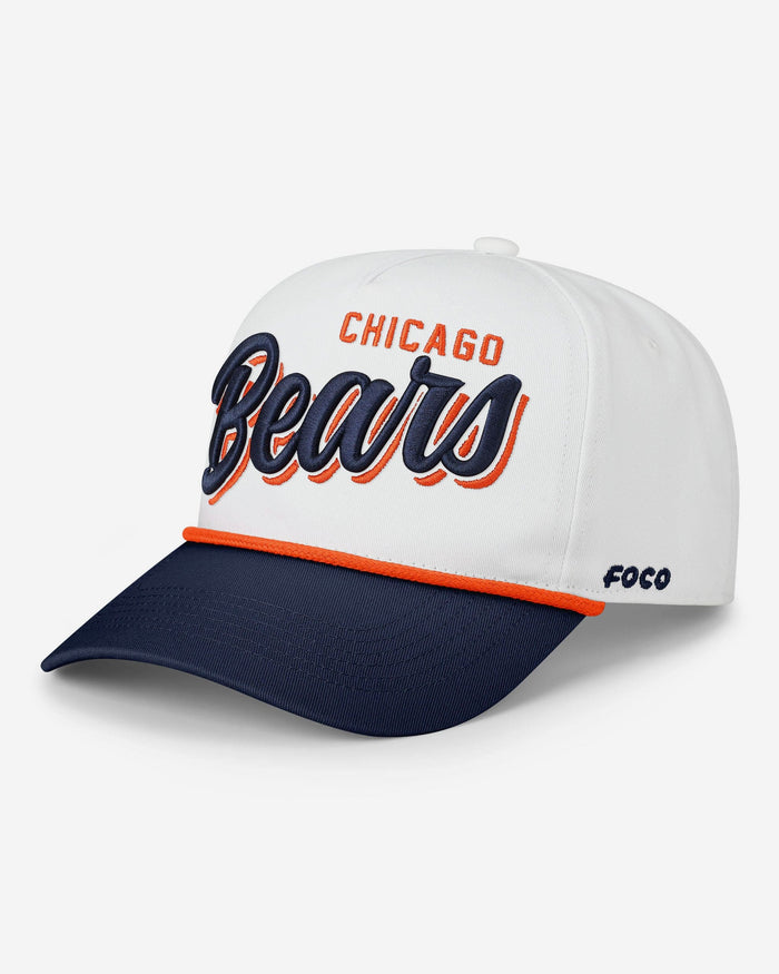 Chicago Bears Monty Script Marquee RF Cap FOCO - FOCO.com