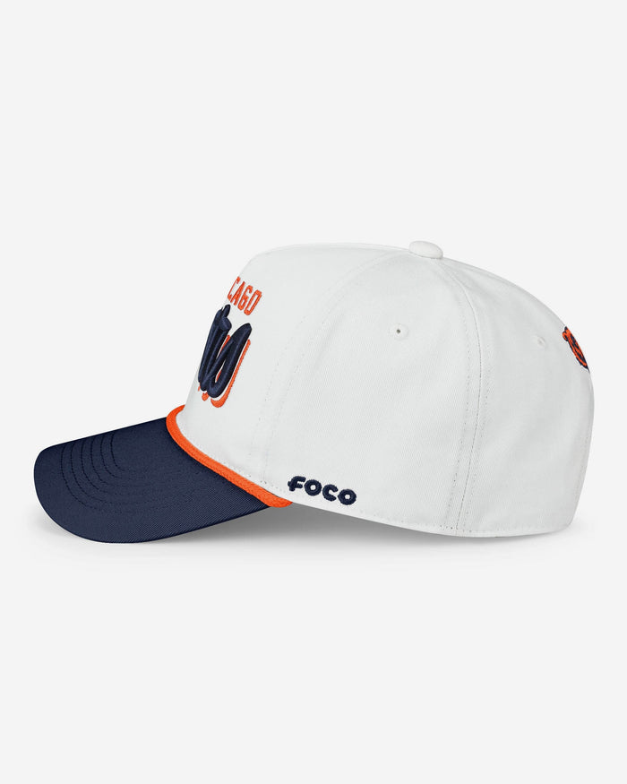 Chicago Bears Monty Script Marquee RF Cap FOCO - FOCO.com