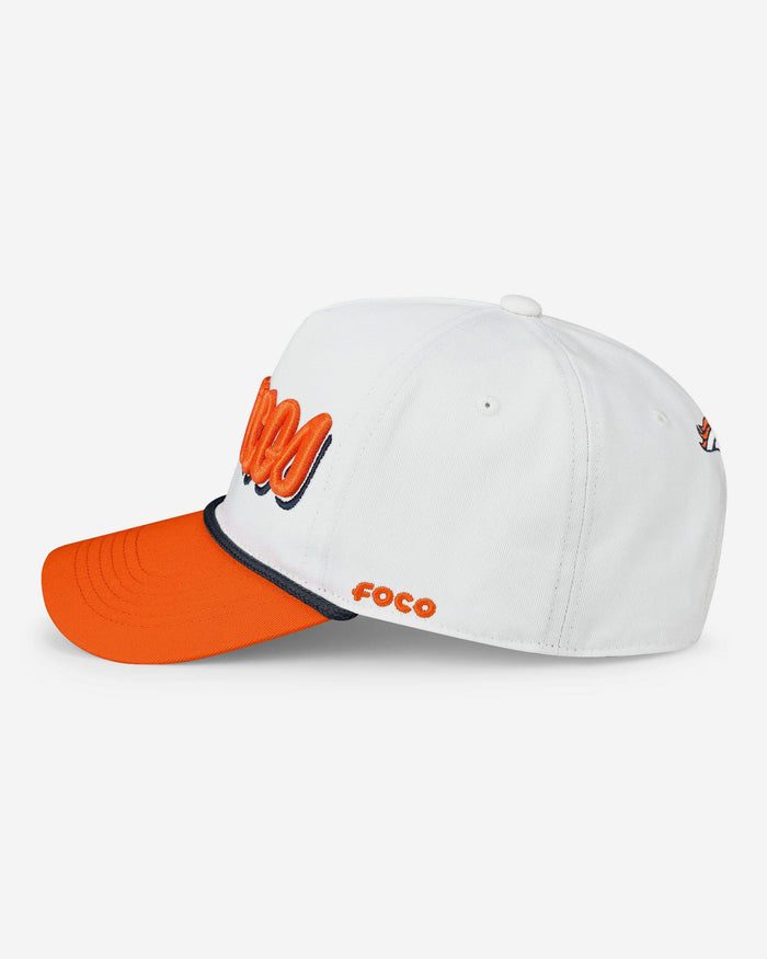 Denver Broncos Monty Script Marquee RF Cap FOCO - FOCO.com