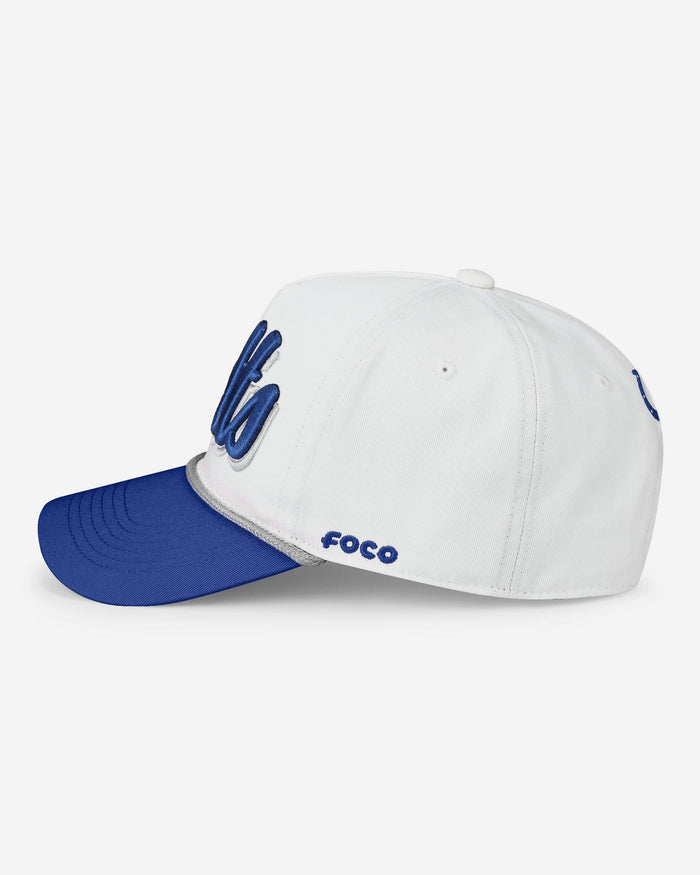 Indianapolis Colts Monty Script Marquee RF Cap FOCO - FOCO.com