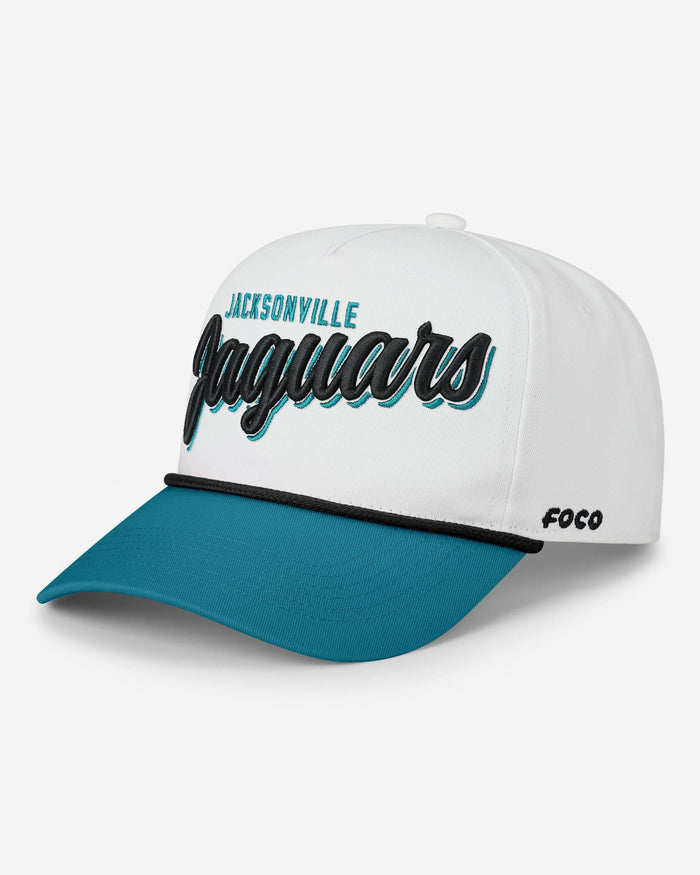 Jacksonville Jaguars Monty Script Marquee RF Cap FOCO - FOCO.com