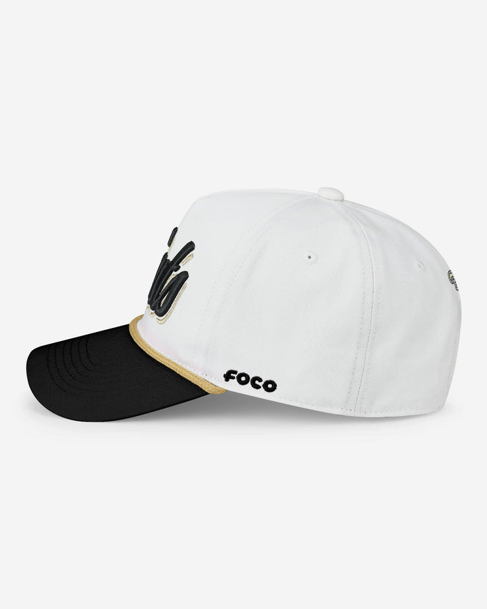 New Orleans Saints Monty Script Marquee RF Cap FOCO - FOCO.com