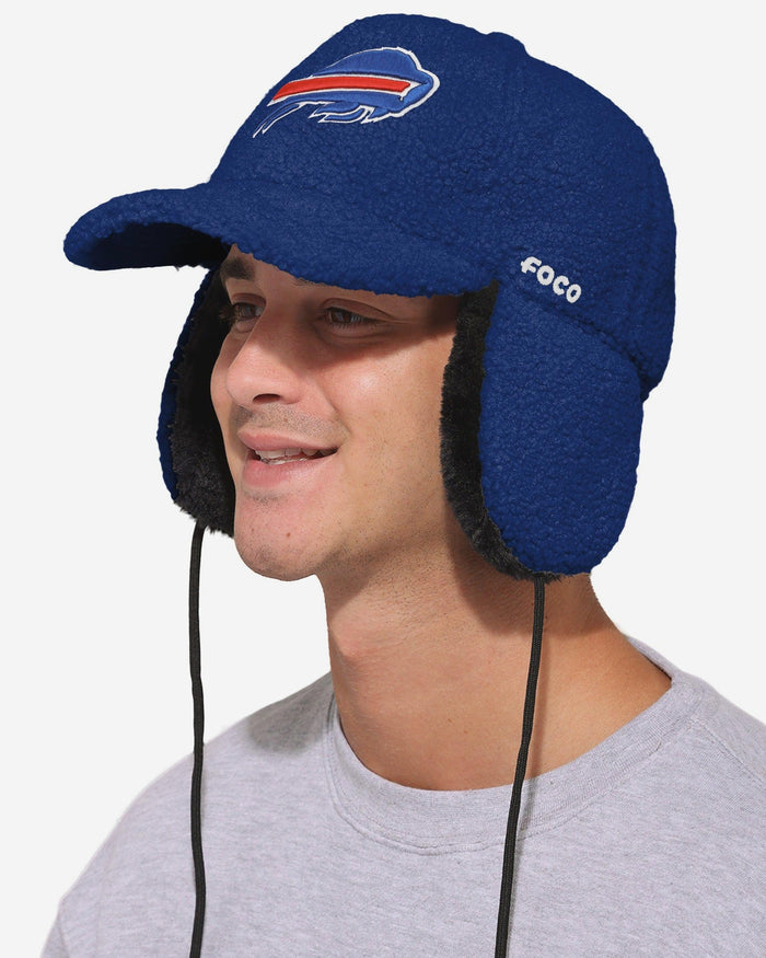 Buffalo Bills Sherpa Trapper Cap FOCO - FOCO.com