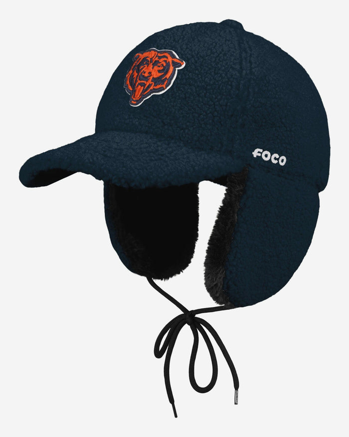 Chicago Bears Sherpa Trapper Cap FOCO - FOCO.com