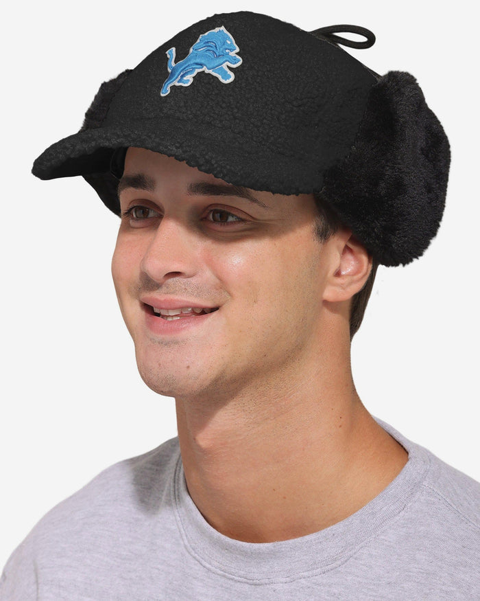Detroit Lions Sherpa Trapper Cap FOCO - FOCO.com