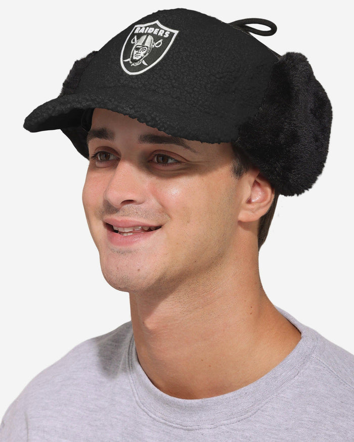 Las Vegas Raiders Sherpa Trapper Cap FOCO - FOCO.com