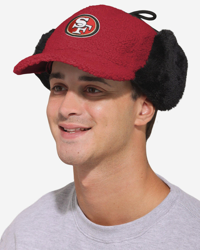 San Francisco 49ers Sherpa Trapper Cap FOCO - FOCO.com