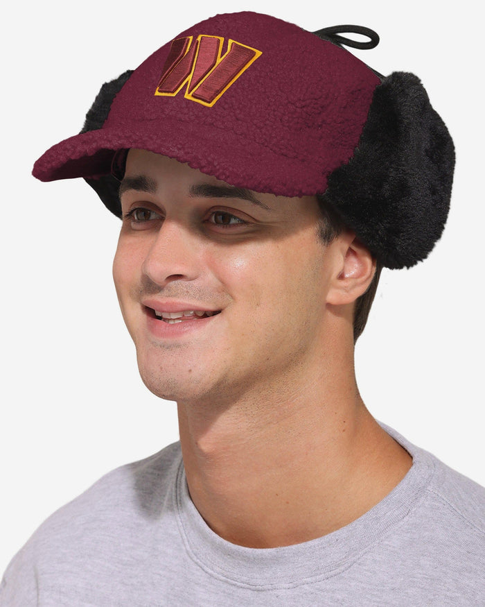 Washington Commanders Sherpa Trapper Cap FOCO - FOCO.com