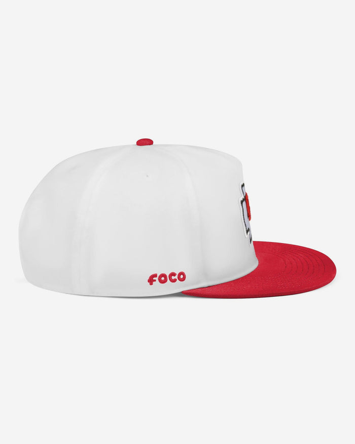 Kansas City Chiefs Strong Side Wrap Marquee RF Cap FOCO - FOCO.com
