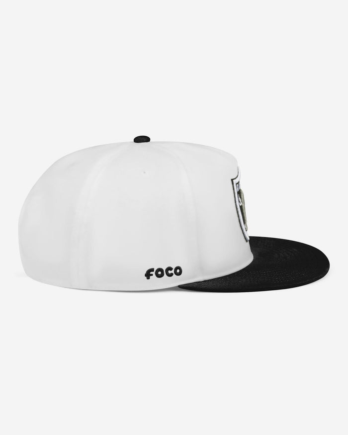 Las Vegas Raiders Strong Side Wrap Marquee RF Cap FOCO - FOCO.com