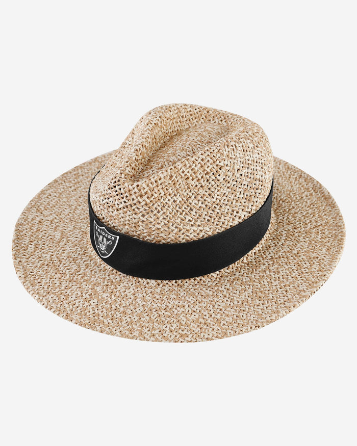 Las Vegas Raiders Band Straw Hat FOCO - FOCO.com