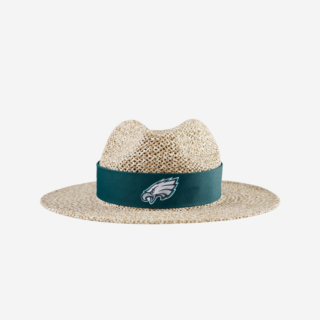 Philadelphia Eagles Band Straw Hat FOCO - FOCO.com