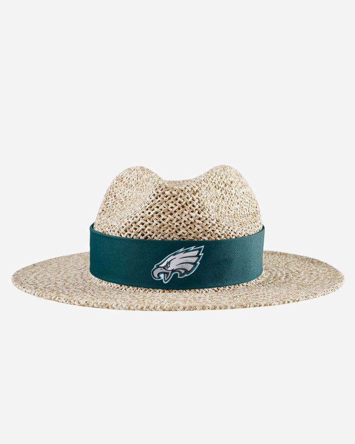 Philadelphia Eagles Band Straw Hat FOCO - FOCO.com