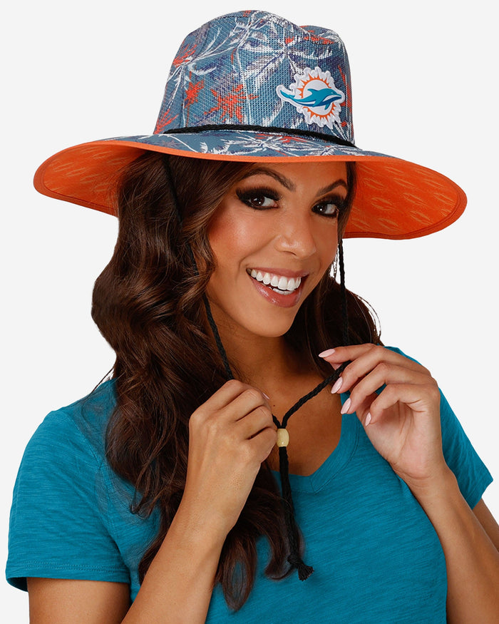 Miami Dolphins Thematic Straw Hat FOCO - FOCO.com