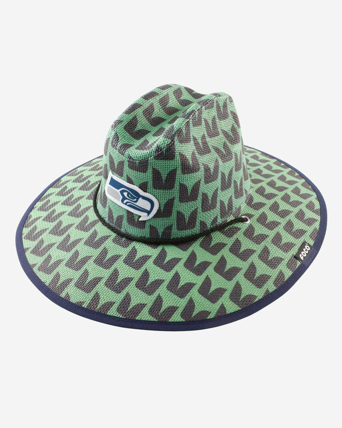 Seattle Seahawks Thematic Straw Hat FOCO - FOCO.com