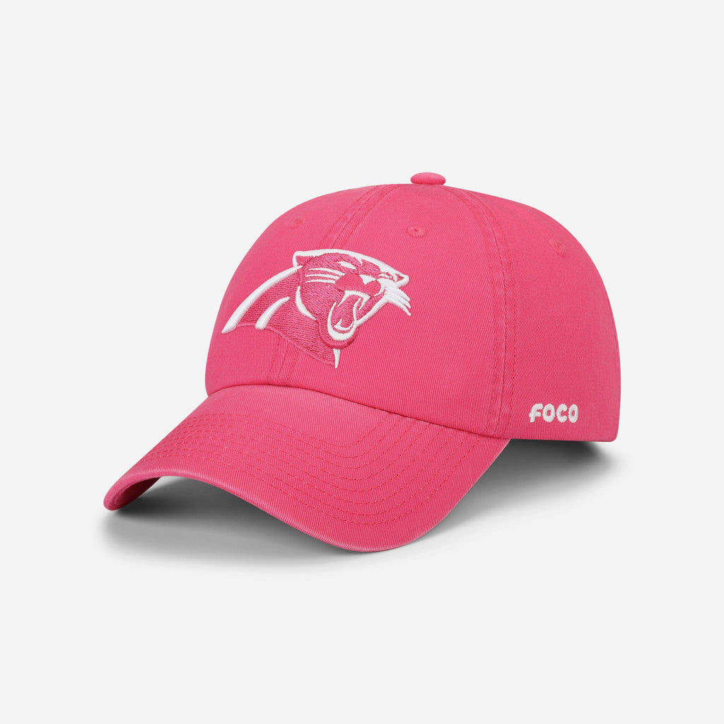 Carolina Panthers Magenta & White Casual Cap FOCO - FOCO.com