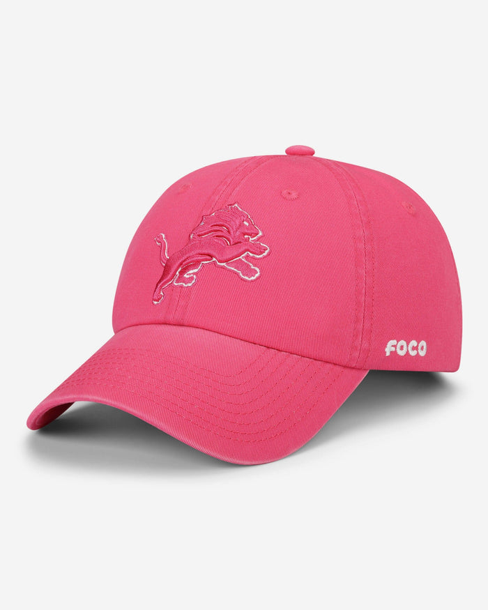 Detroit Lions Magenta & White Casual Cap FOCO - FOCO.com