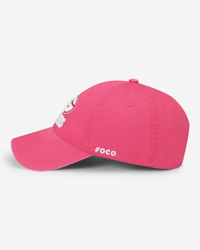 Green Bay Packers Magenta & White Casual Cap FOCO - FOCO.com