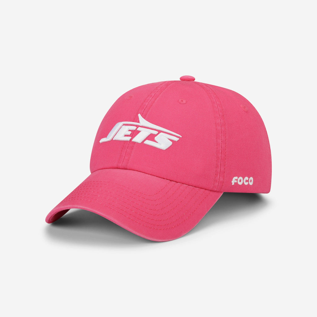 New York Jets Magenta & White Casual Cap FOCO - FOCO.com