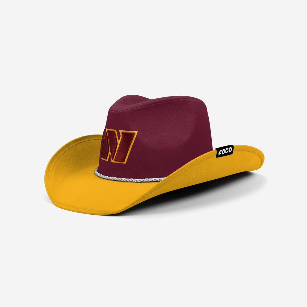 Washington Commanders Two Tone Cowboy Hat FOCO - FOCO.com