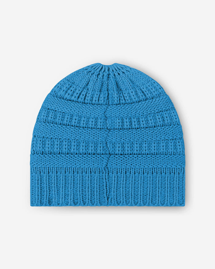 Detroit Lions Womens Solid Ponytail Beanie FOCO - FOCO.com