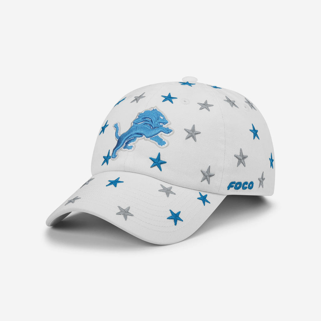 Detroit Lions Star Spangled Casual Cap FOCO - FOCO.com