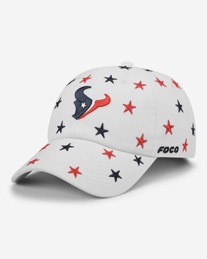 Houston Texans Star Spangled Casual Cap FOCO - FOCO.com