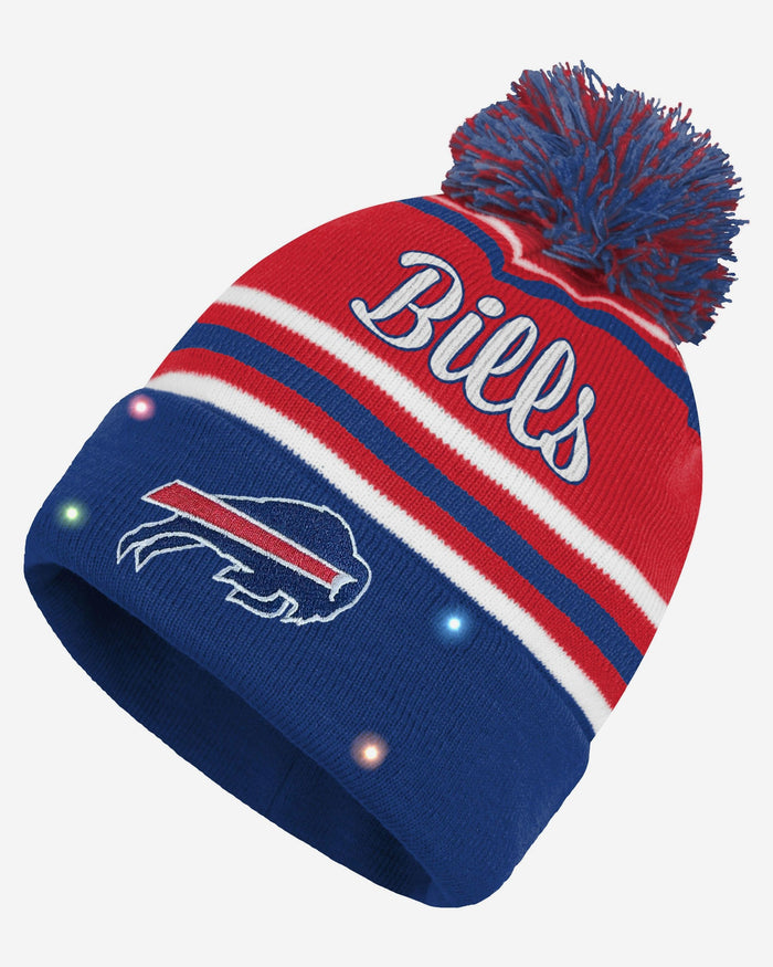 Buffalo Bills Womens Wordmark Script Light Up Beanie FOCO - FOCO.com